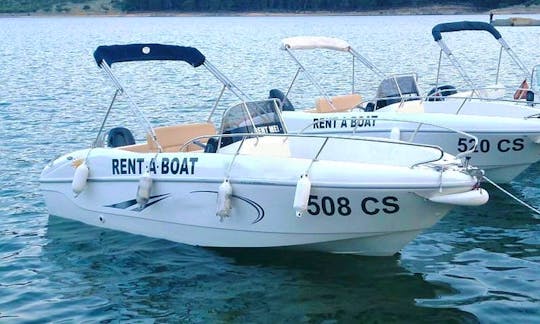 Deck Boat Rental in Cres