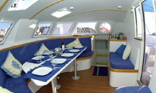 Sailing Catamaran for 30 Guests in Barcelona