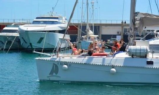 Sailing Catamaran for 28 Guests in Barcelona, Spain