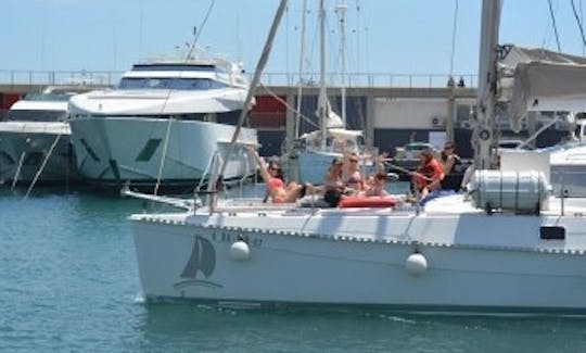 Sailing Catamaran for 30 Guests in Barcelona