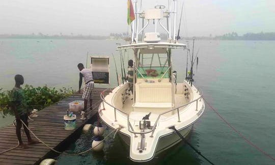 Enjoy Fishing in Accra, Ghana on Hooker lll Center Console