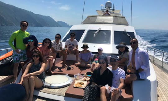 Cruising Cinque terre with 18 People Motor Yacht