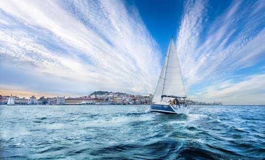 Sailing in front of Lisbon