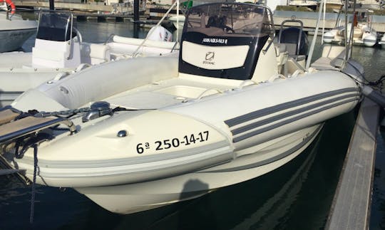 Enjoy With Your Friends on This 12 Persons Zodiac N-ZO 760 Rigid Inflatable Boat Charter in Eivissa, Spain