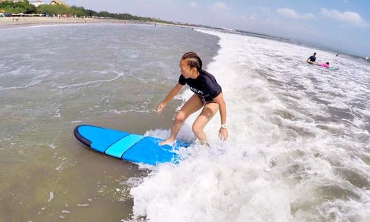 Surf Lessons in Kuta Legian Beach Bali