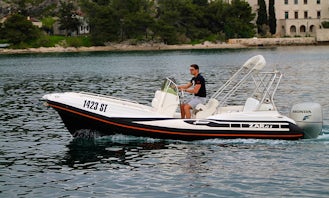 Cruise Comfortably with ZAR 61 Inflatable Boat in Split, Croatia