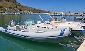 Rent a Gommone Inflatable Boat with License in Castellammare del Golfo