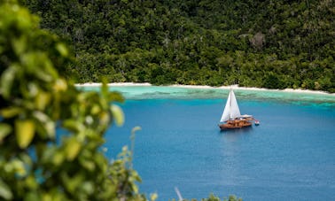 インドネシアでのモーターヨットのレンタル