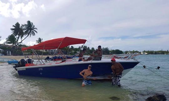 Desfrute da pesca em Grand Baie, Maurício, no console central