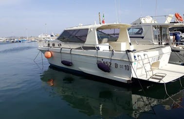 14 Person Covered boat rental in Trapani, Italy