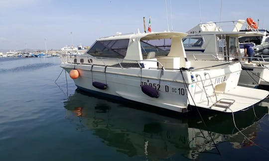 14 Person Covered boat rental in Trapani, Italy