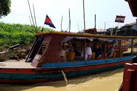 Sightseeing on Traditional Canal Boat in Siem Reap Province, Cambodia