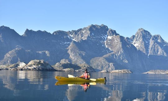 Hit the water of Nordland in Norway like never before on a Kayak with your best pal