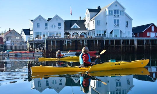 Hit the water of Nordland in Norway like never before on a Kayak with your best pal