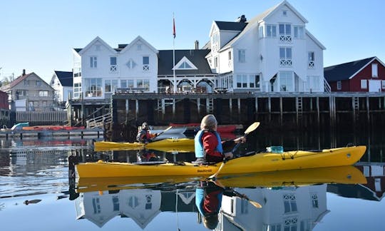 Hit the water of Nordland in Norway like never before on a Kayak with your best pal