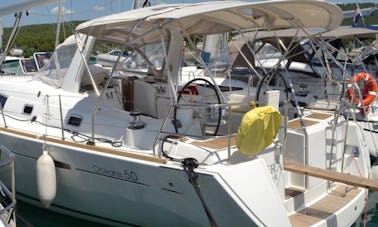 Go Sailing on 50' Oceanis Cruising Monohull in Sukošan, Croatia For Charter