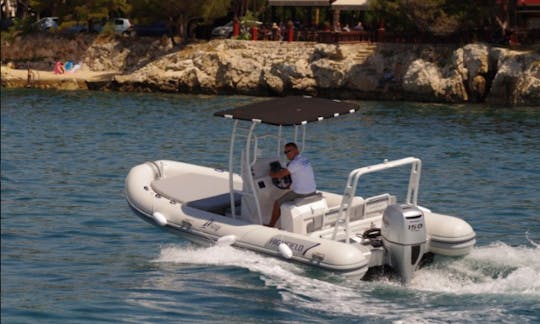 22' Highfield Patrol Rigid Inflatable Boat in Sukošan, Croatia For Charter