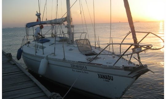 Alquiler de velero de 40 pies en Cancún, Quintana Roo