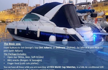 50' Fairline Targa Gran Turismo Motor Yacht Charter in Kalkara