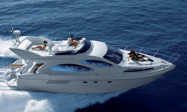 Private Luxury Motor Yacht for tour in Barcelona Equipped with Motion Stabilizer
