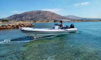 Hire a Marvel 930 II Rigid Inflatable Boat for 8 People in Glyfáda, Greece