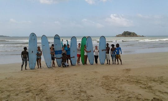 Learn to surf in Weligama, Sri Lanka