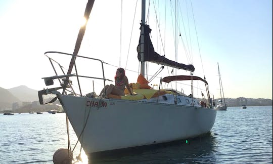 Sunset Sailing Tour in Rio de Janeiro, Brazil on this Velamar Sailing Yacht