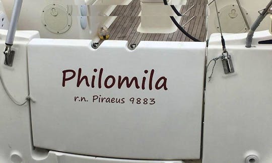 Spend great time in Pireas, Greece aboard PHILOMILA: 40' Bavaria monohull