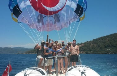 Amazing Parasailing experience ready to book out of Antalya, Turkey.