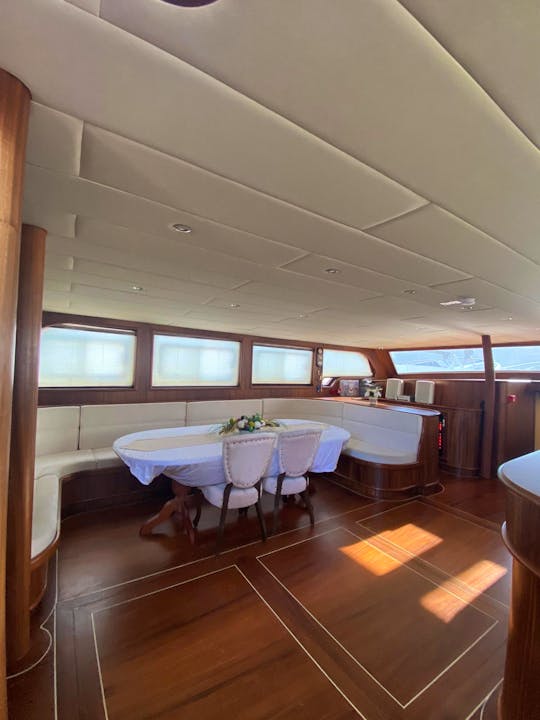 Explore the Aegean Sea in Style: 32-Meter Luxury Motor Yacht
