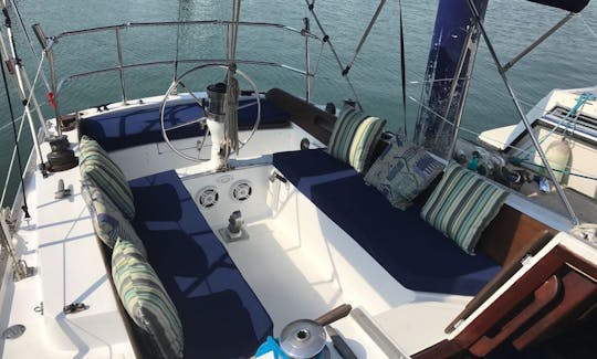 Location de voile sur le sloop Ericson de 35 pieds à Puerto Vallarta, au Mexique