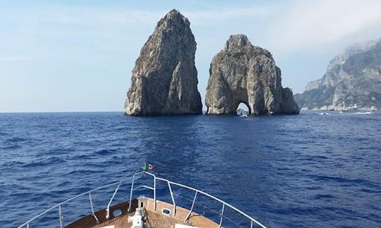 Capri from flying bridge