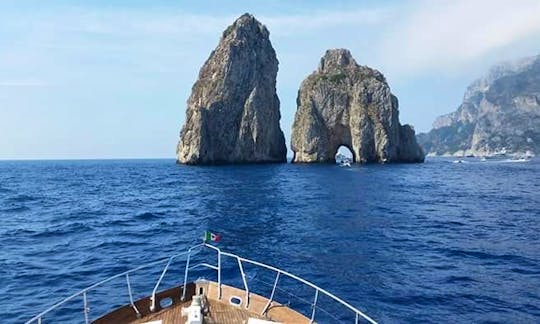 Capri from flying bridge