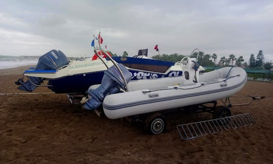 Amazing fishing trip avialable in Antalya aboard this cosy Rigid Inflatable Boat