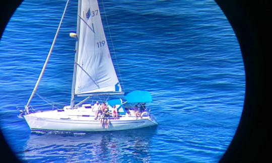 Reserve a 37' Bavaria Cruiser Yacht in Açores, Portugal for 6 person!