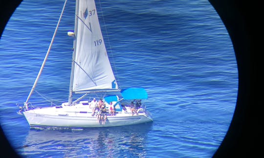 Reserve a 37' Bavaria Cruiser Yacht in Açores, Portugal for 6 person!