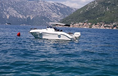 Karel Ionian Sun 680 Deck Boat Rental for 8 People in Herceg Novi, Montenegro