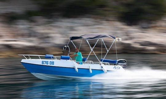 Blue Colour Center Console Charter in Dubrovnik, Croatia For 5 People