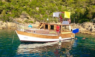 Enjoy The Beautiful Beaches Around Fethiye on This 12 Persons Motor Yacht