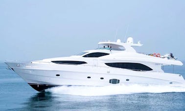 Majesty 101 Power Mega Yacht Charter in Dubai,United Arab Emirates For 50 People