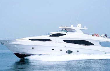 Majesty 101 Power Mega Yacht Charter in Dubai, United Arab Emirates For 50 People