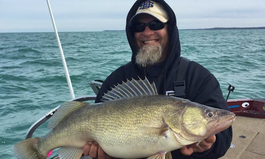 Tournament winning fish. 12.8 lbs. $5,000 fish caught On Strikemaster Charters.