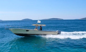 Charter a crewed power central console boat at Island Vis, Croatia