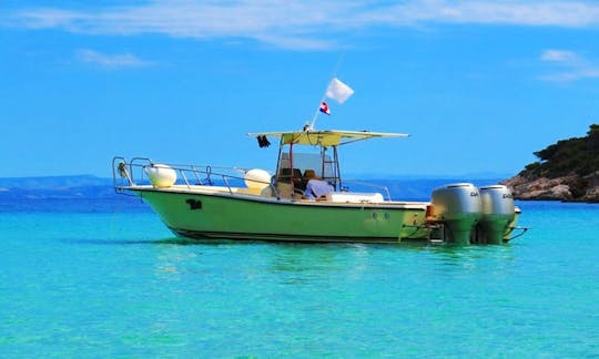 Private boat tours island Vis, crewed boat rental island Vis, day boat excursions, boat hire island Vis