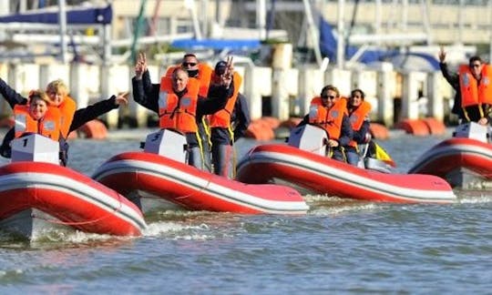 Balades en Wavekart à Nieuport, Belgique