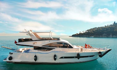 74' Luxury Private Yacht Tour in Istanbul with Premium Service