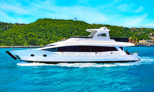 Incredible 78' Luxury Mega Yacht in Istanbul with Premium Service