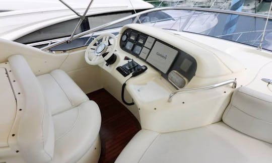 Cruise in style in Phuket, Thailand aboard "After 8" Azimut 55 Evolution power mega yacht