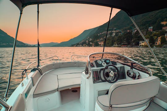 Self driving boats on Lake Como - Eden 18 Evolution 40Cv