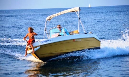 Marinello 16 | Deluxe Boat hire in Loggos, Paxos | No license needed | GPS Safety System